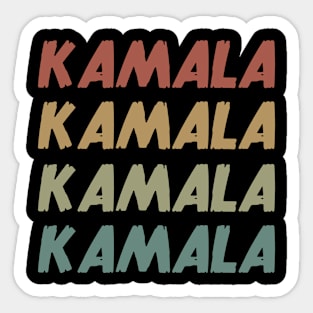Kamala Shirt, Kamala Harris  Vintage Retro Style Sticker